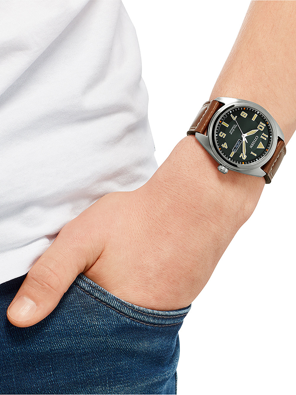 Citizen BM8560-11XE Eco-Drive Super-Titanium vyriškas laikrodis 42mm 10ATM