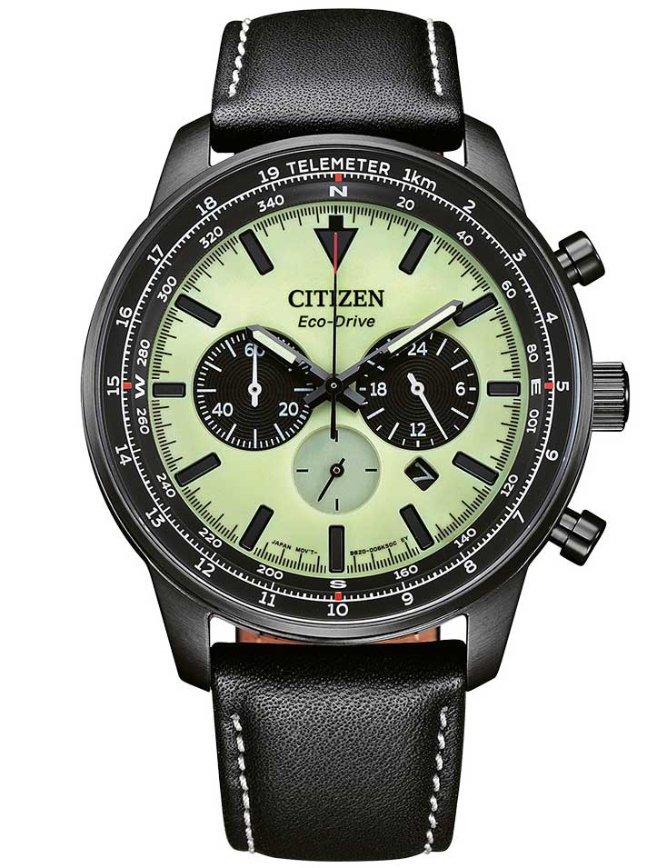 Citizen CA4505-21X vyriškas laikrodis Eco-Drive Chronograph 44mm 10ATM