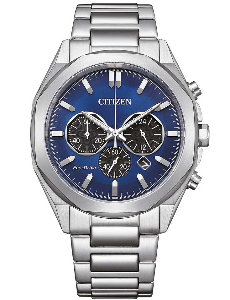 Citizen CA4590-81L vyriškas laikrodis Eco-Drive Chronograph 41mm 10ATM