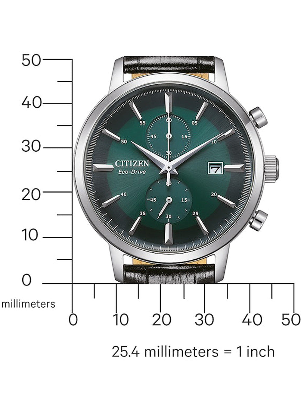 Citizen CA7069-24X Eco-Drive Chronograph vyriškas laikrodis 42mm 5ATM