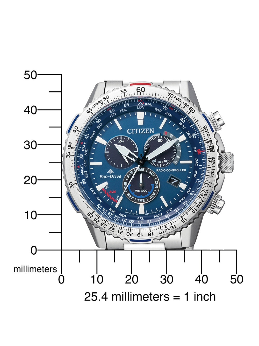 Citizen CB5000-50L Promaster vyriškas laikrodis 45mm 20 ATM
