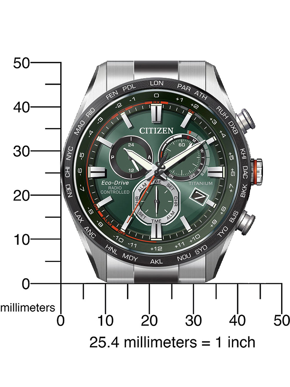Citizen CB5946-82X Eco-Drive Super-Titanium 43mm 10ATM