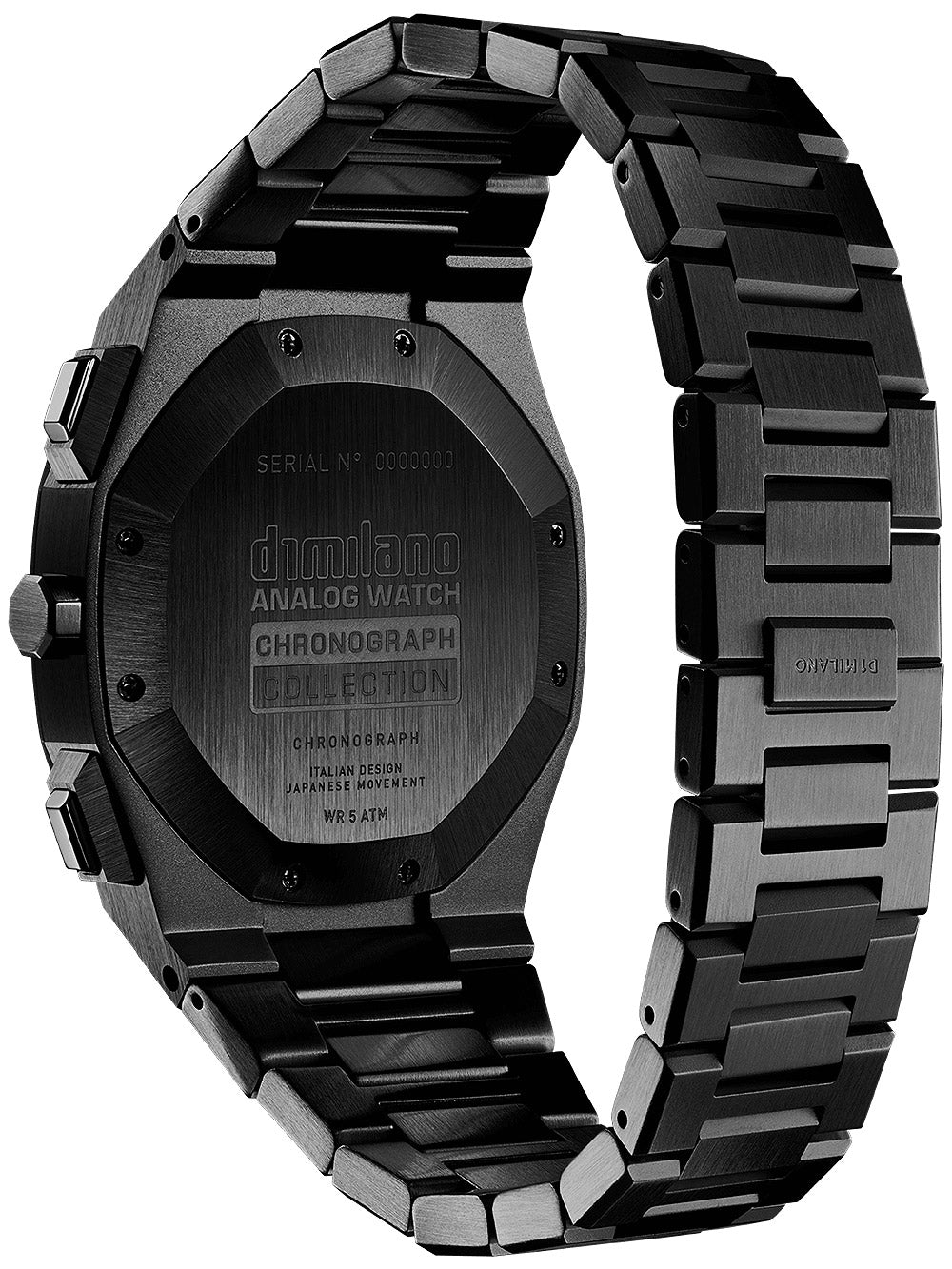 D1 Milano CHBJ06 chrono Sprint vyriškas laikrodis 42mm 5ATM