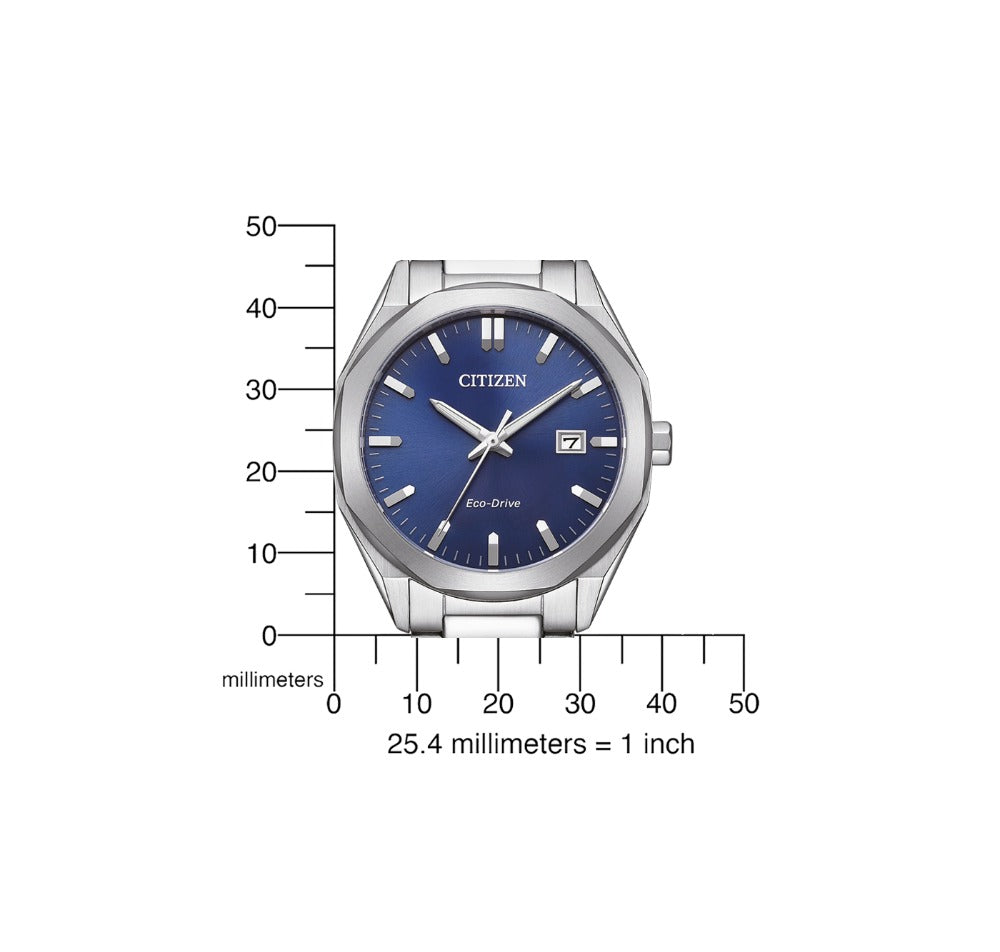 Citizen BM7620-83L vyriškas laikrodis Eco-Drive vyriškas laikrodis 38mm 10ATM