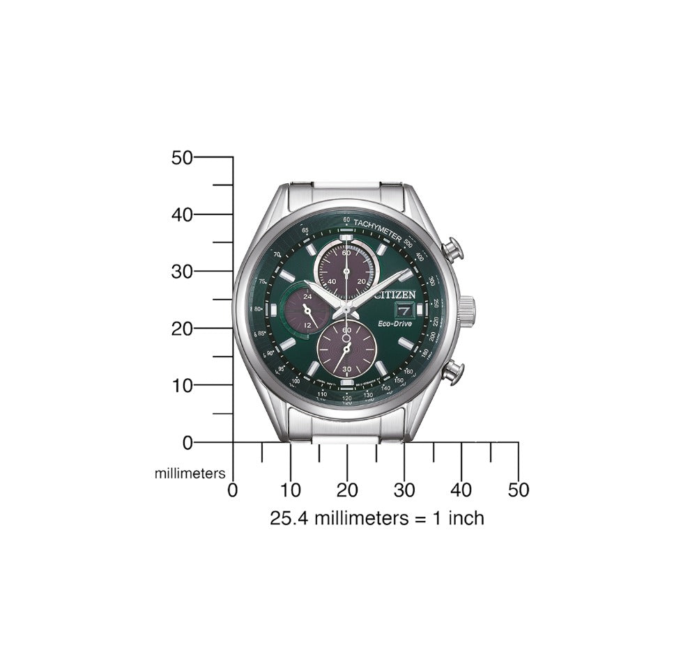 Citizen CA0459-79X vyriškas laikrodis Eco-Drive Chronograph 40mm 10ATM