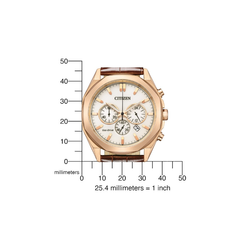 Citizen CA4593-15A vyriškas laikrodis Eco-Drive Chronograph 41mm 10ATM