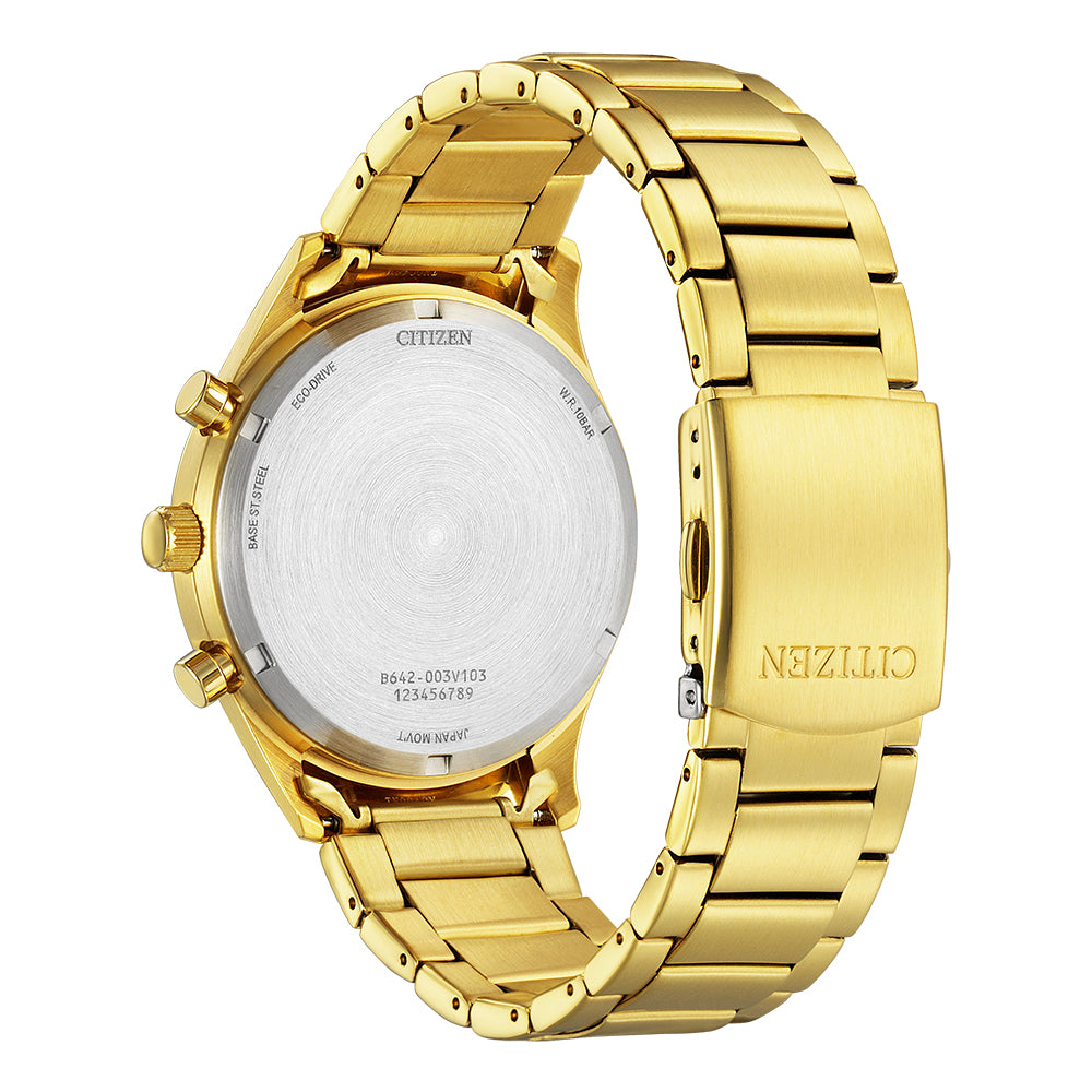 Citizen CA7022-87E Eco-Drive Chronograph vyriškas laikrodis 43mm 10ATM