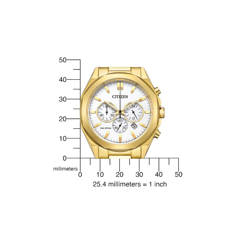 Citizen CA4592-85A vyriškas laikrodis Eco-Drive Chronograph 41mm 10ATM