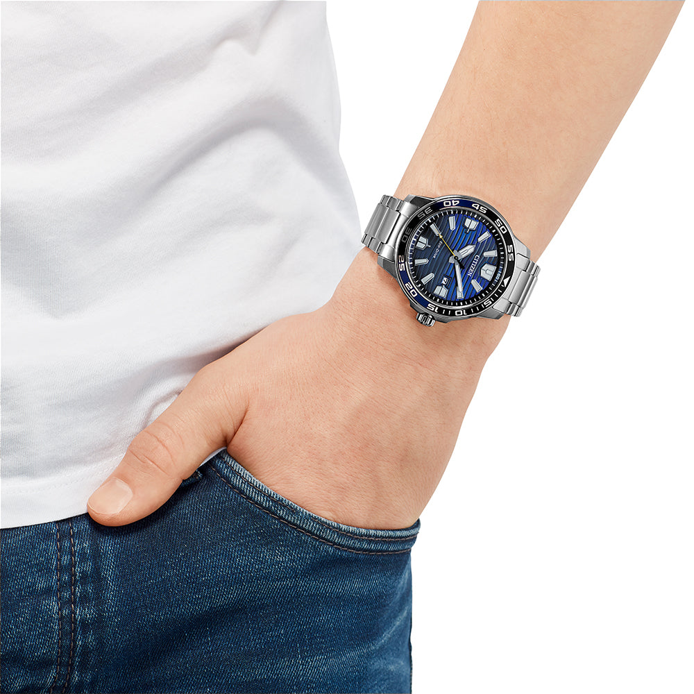 Citizen AW1525-81L Eco-Drive sport vyriškas laikrodis 46mm 10ATM