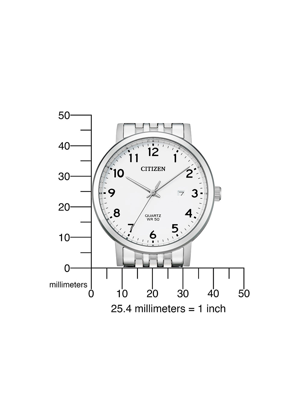 Citizen BI5070-57A vyriškas laikrodis quartz 41mm 5ATM