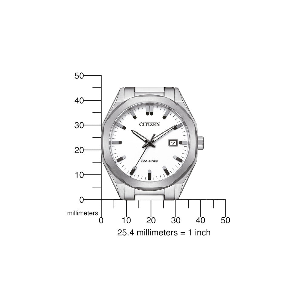 Citizen BM7620-83A vyriškas laikrodis Eco-Drive vyriškas laikrodis 38mm 10ATM