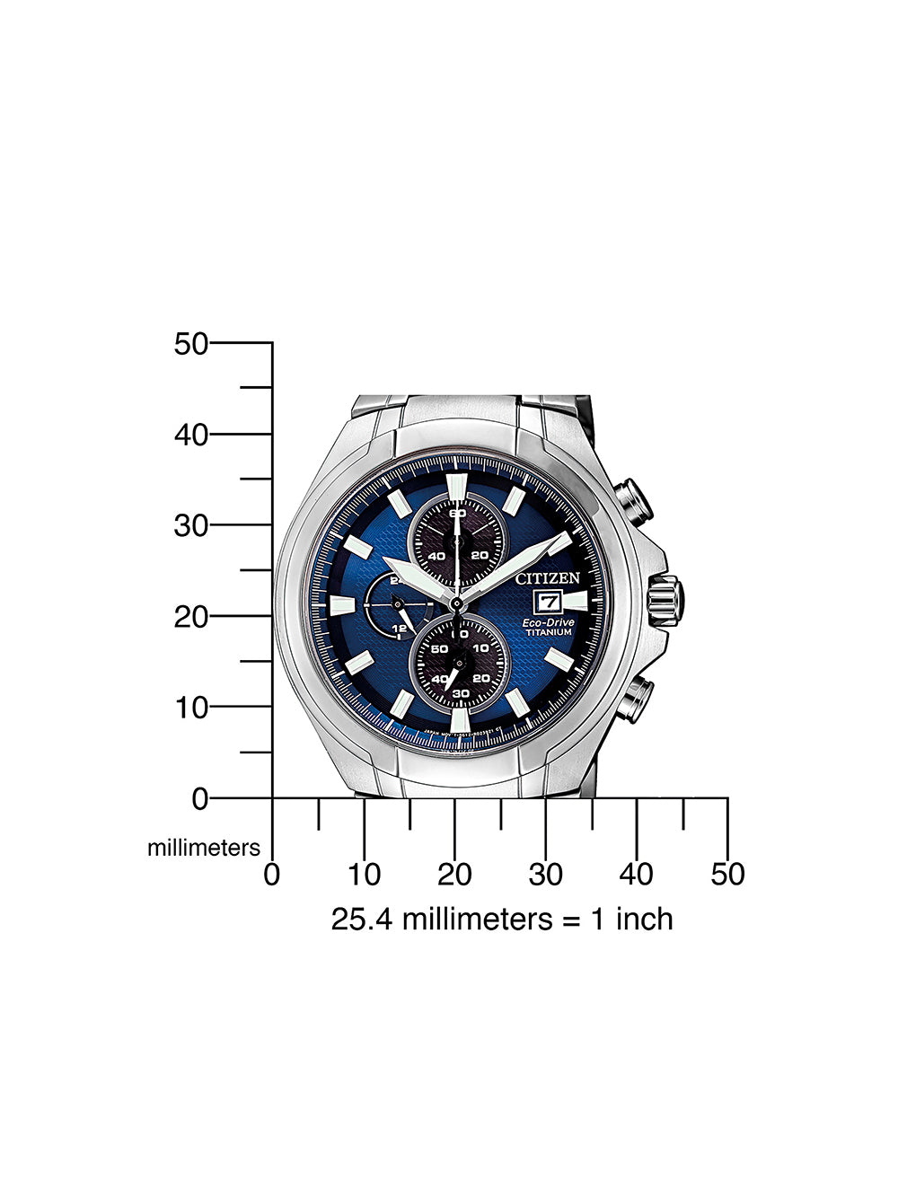 Citizen CA0700-86L Eco-Drive Super-Titanium Chronograph 43mm 10 ATM