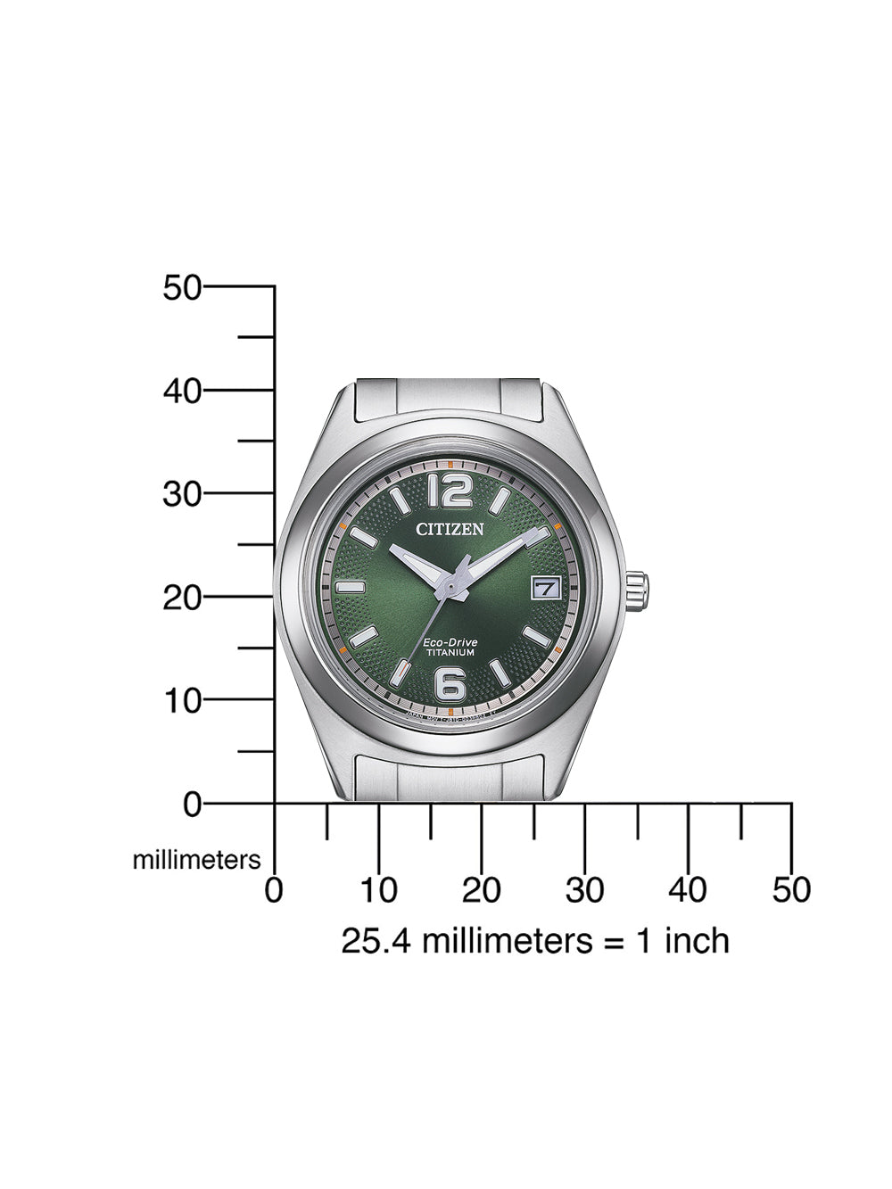Citizen FE6151-82X Eco-Drive Titanium moteriškas laikrodis 34mm 5ATM