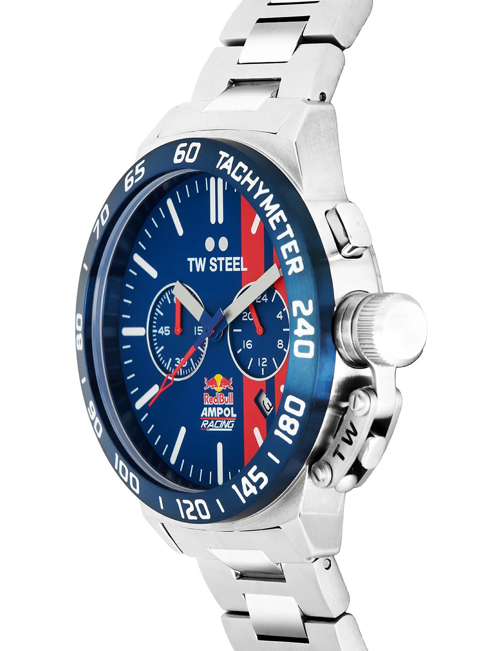 TW-Steel CS121 Red Bull Ampol Racing Chronograph vyriškas laikrodis 45mm 10ATM