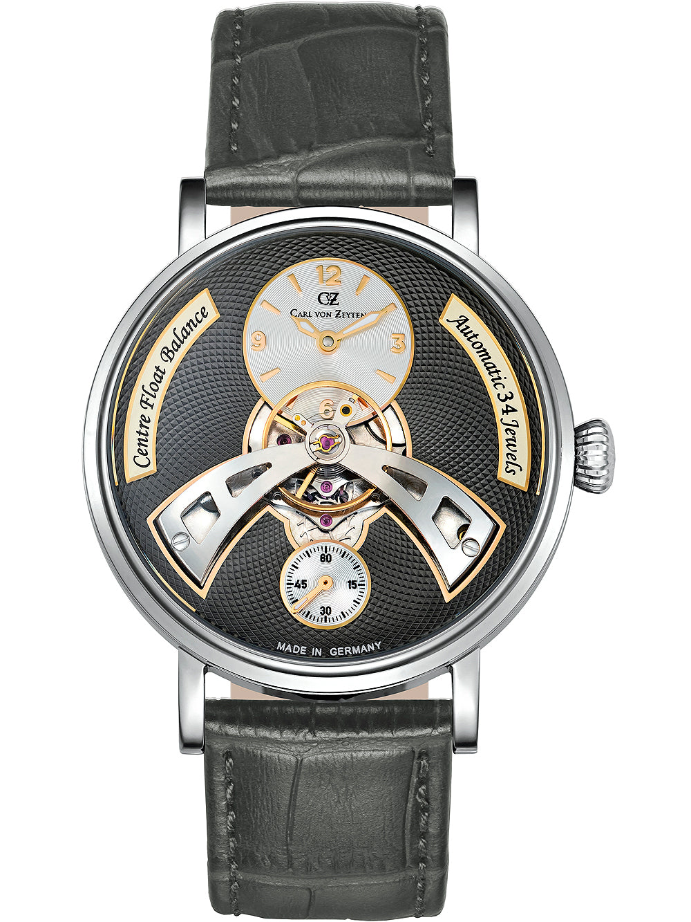 Carl von Zeyten CVZ0042GY Baden-Baden automatic 44mm 3ATM