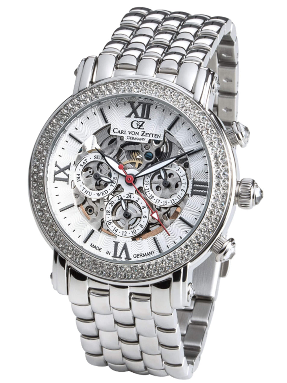 Carl von Zeyten CVZ0062WHMS Kniebis Automatic moteriškas laikrodis 40mm 5ATM