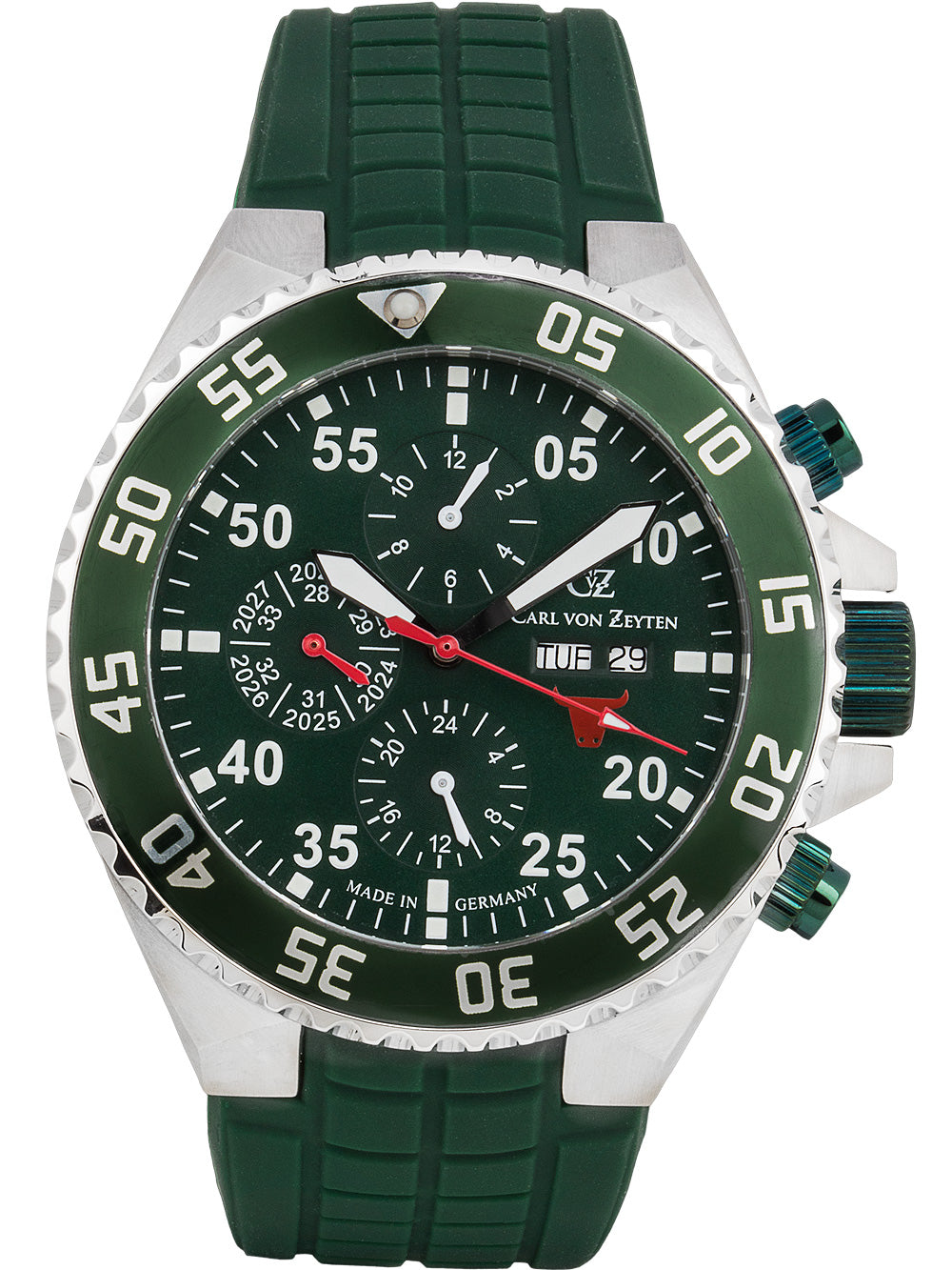 Carl von Zeyten CVZ0067GRS Belchen Automatic vyriškas laikrodis 48mm 20ATM