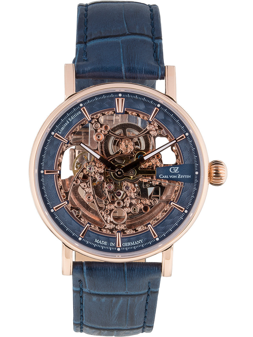 Carl von Zeyten CVZ0078RBLS Weitenau Automatic vyriškas laikrodis 44mm 5ATM