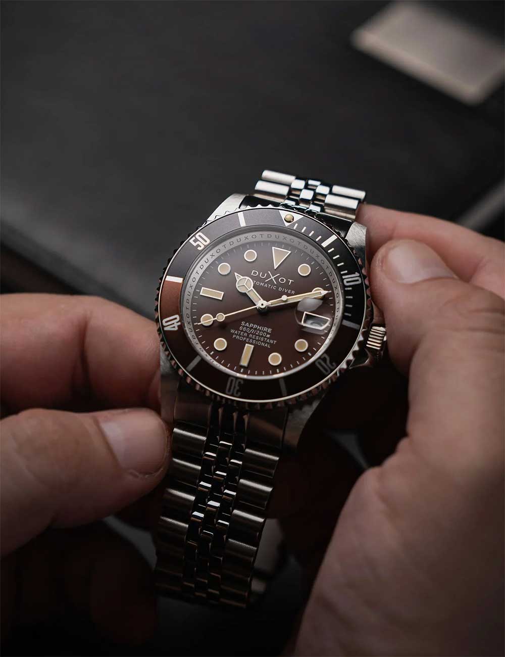 Duxot DX-2057-99 vyriškas laikrodis Atlantica Automatic Diver 42mm 20ATM