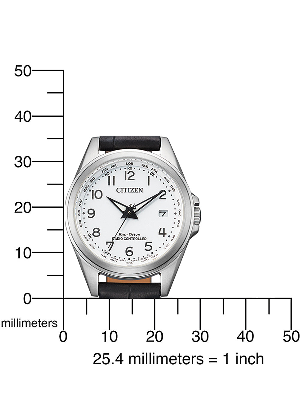 Citizen EC1180-14A Eco-Drive radio controlled 29mm 10ATM
