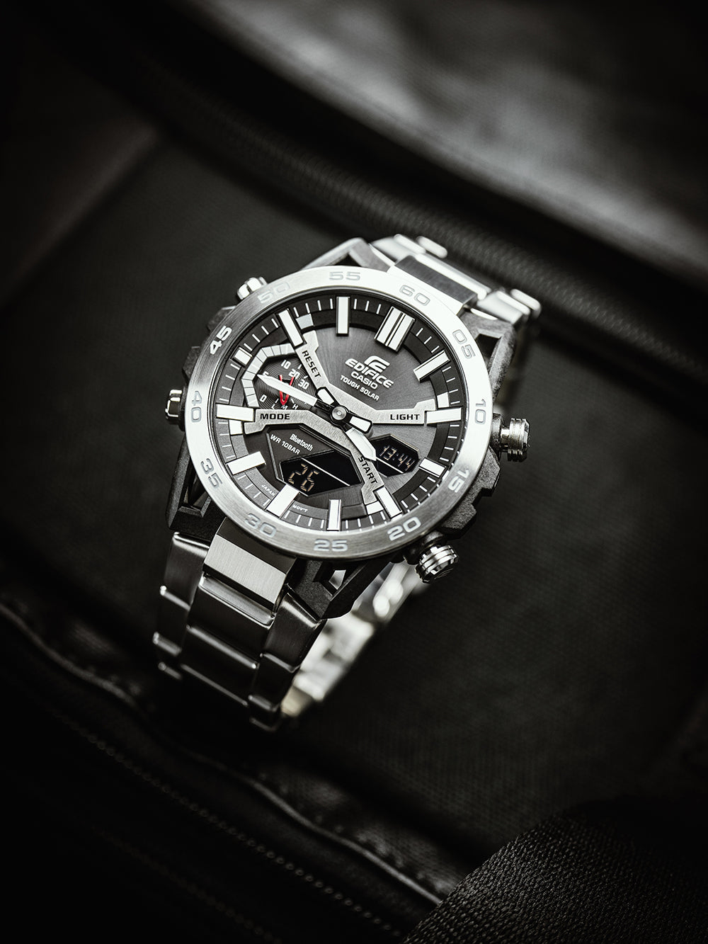 Casio ECB-2000D-1AEF Edifice Solar vyriškas laikrodis 48mm 10ATM