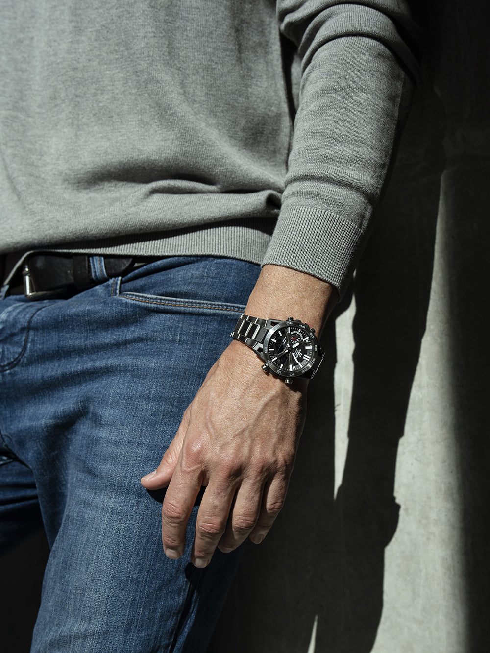 Casio ECB-2000D-1AEF Edifice Solar vyriškas laikrodis 48mm 10ATM