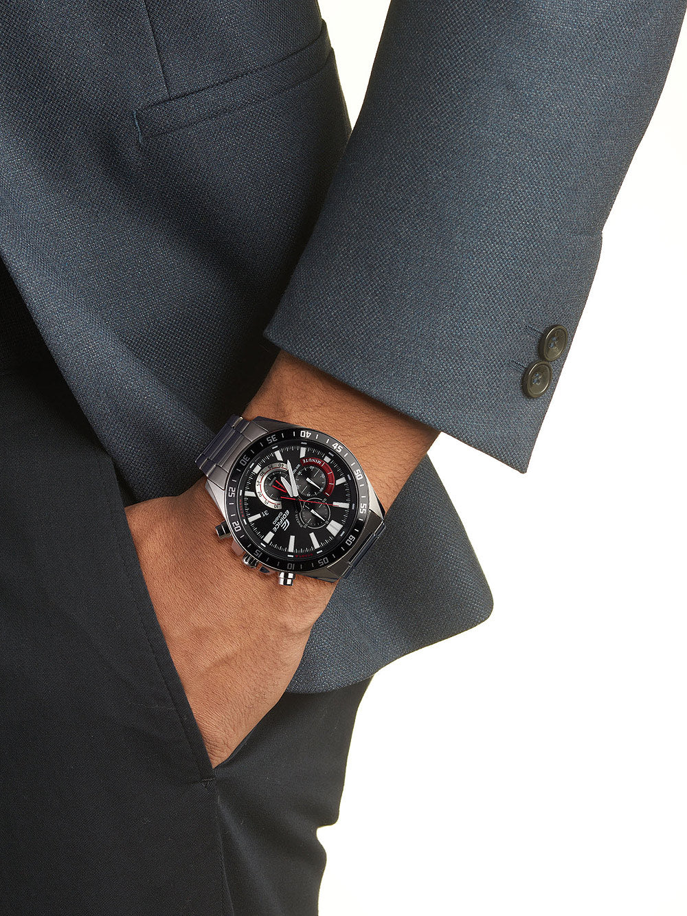 Casio EFV-620D-1A4VUEF Edifice vyriškas laikrodis 49mm 10ATM