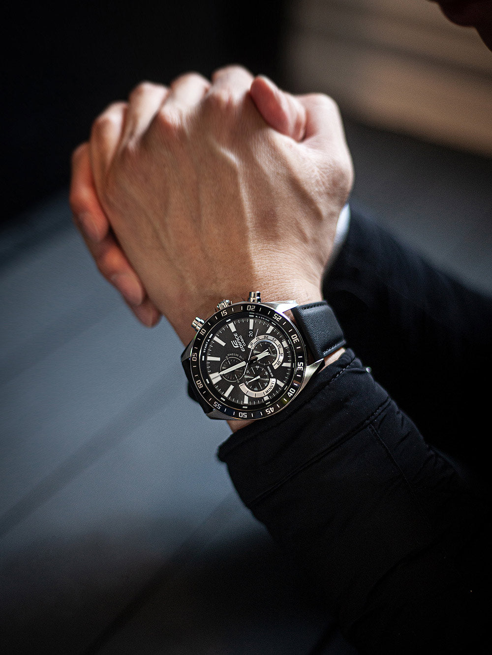 Casio EFV-620L-1AVUEF Edifice vyriškas laikrodis 48mm 10ATM