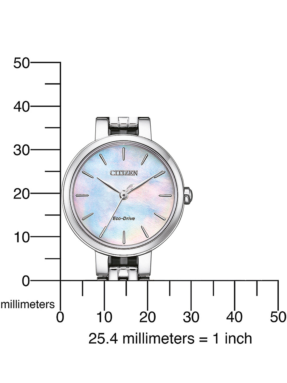 Citizen EM0990-81Y Eco-Drive Elegance moteriškas laikrodis 28mm 5ATM
