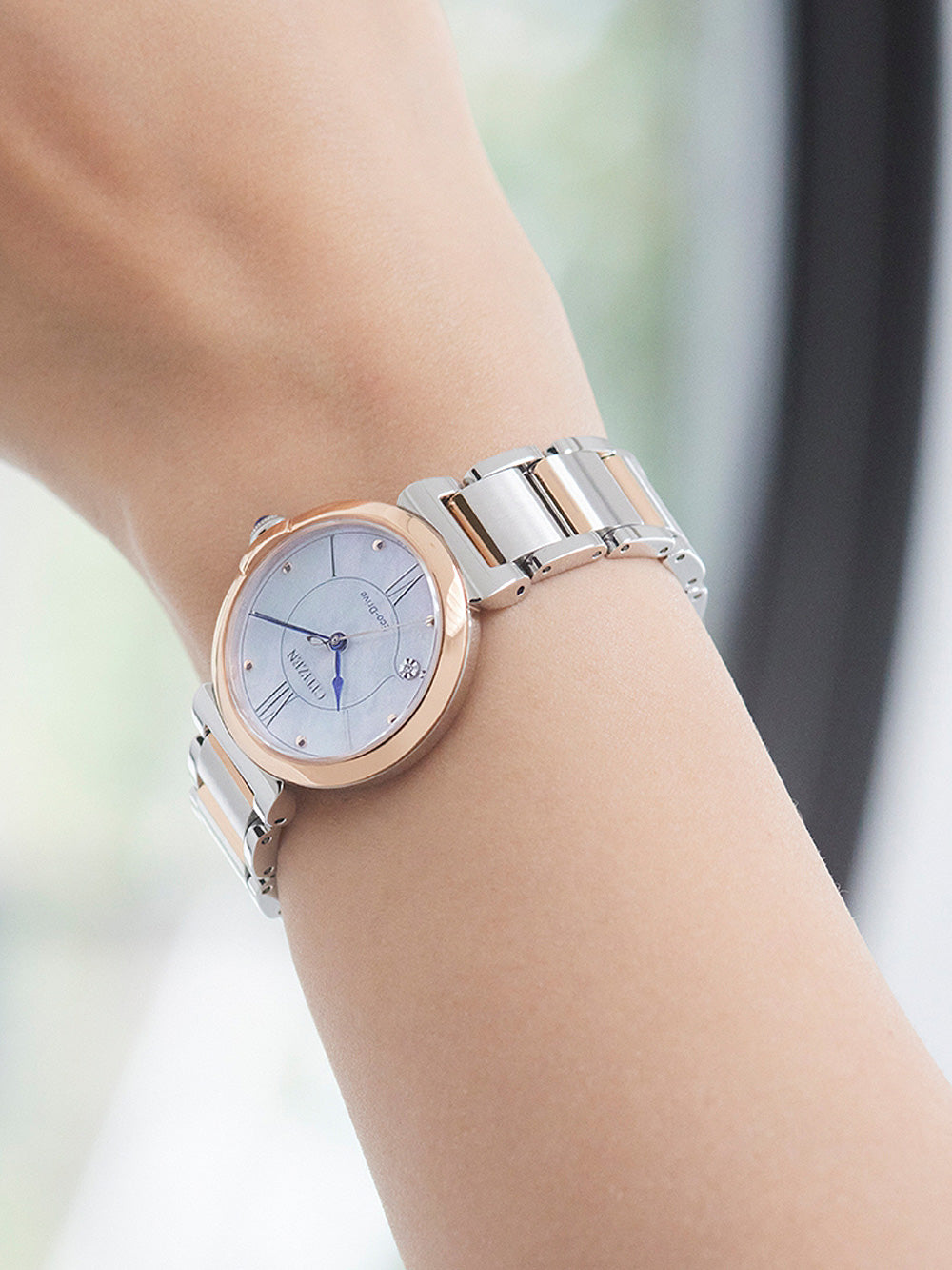 Citizen EM1074-82D Eco-Drive Elegance moteriškas laikrodis 30mm 5ATM