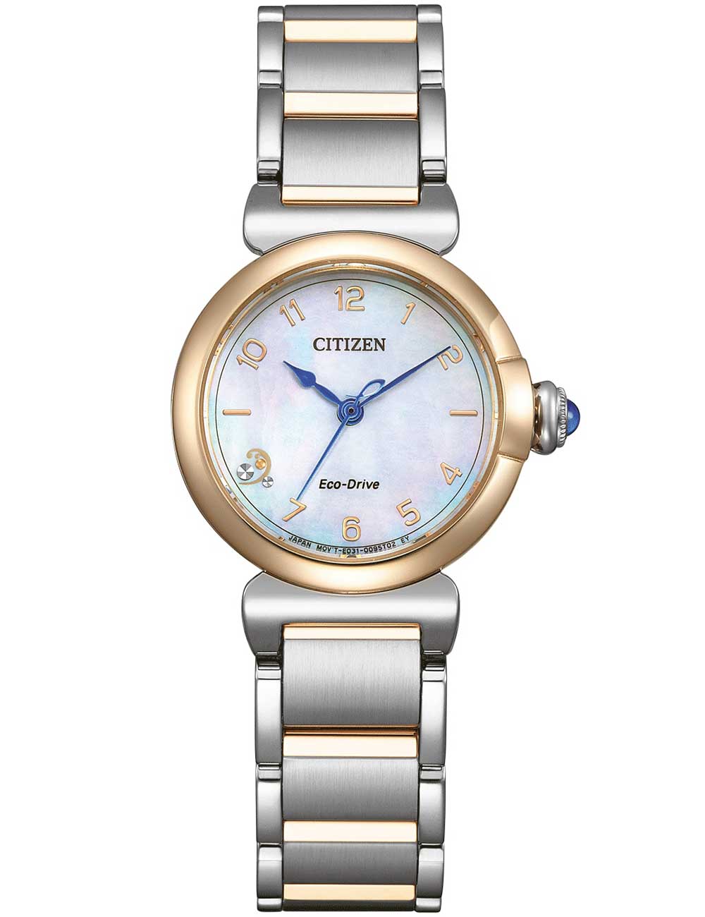 Citizen EM1136-87D moteriškas laikrodis Citizen L Eco-Drive May Bells Mini 26mm 5ATM