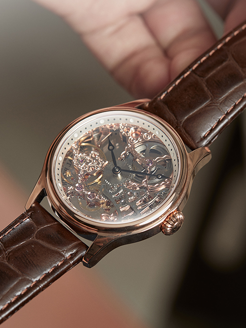 Thomas Earnshaw ES-8049-03 vyriškas laikrodis Bauer Mechanical Skeleton 42mm 5ATM
