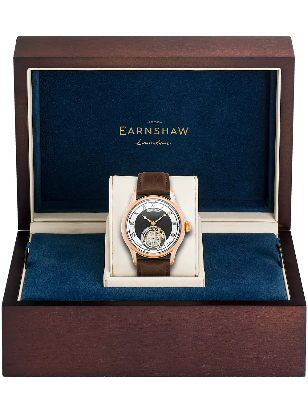 Thomas Earnshaw ES-8213-03 Palmerston Tourbillon Skeleton vyriškas laikrodis