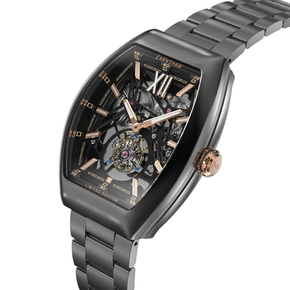 Thomas Earnshaw ES-8277-44 Supremacy Tourbillon vyriškas laikrodis 45mm 5ATM