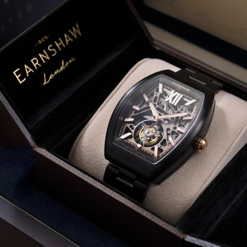 Thomas Earnshaw ES-8277-44 Supremacy Tourbillon vyriškas laikrodis 45mm 5ATM