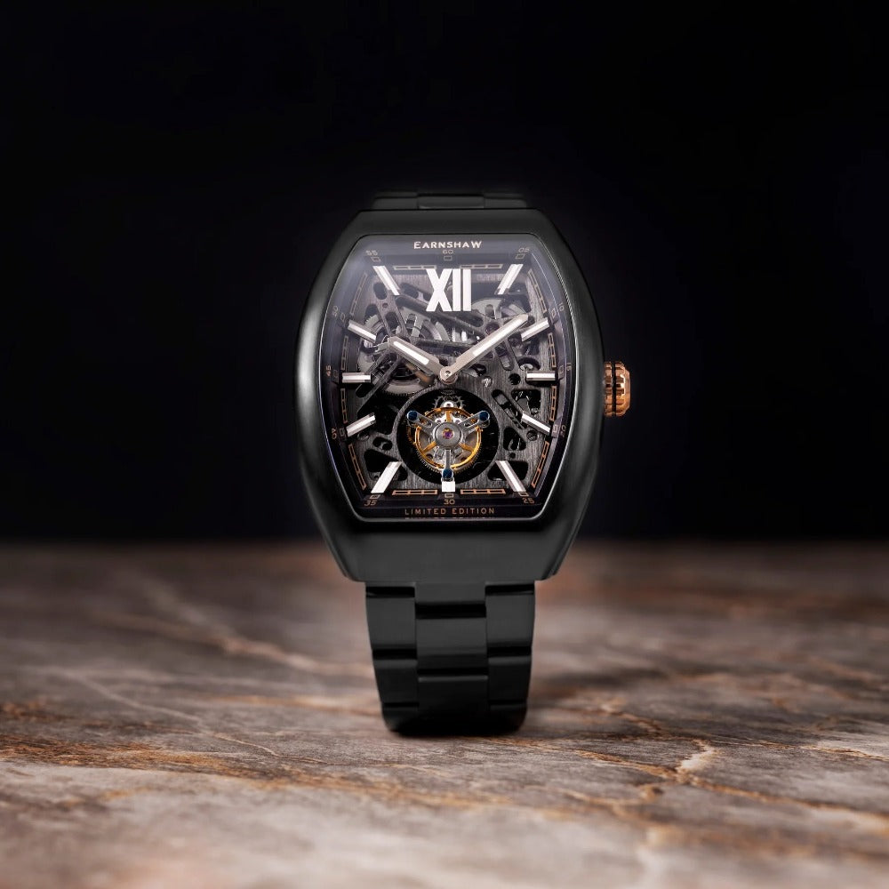 Thomas Earnshaw ES-8277-44 Supremacy Tourbillon vyriškas laikrodis 45mm 5ATM