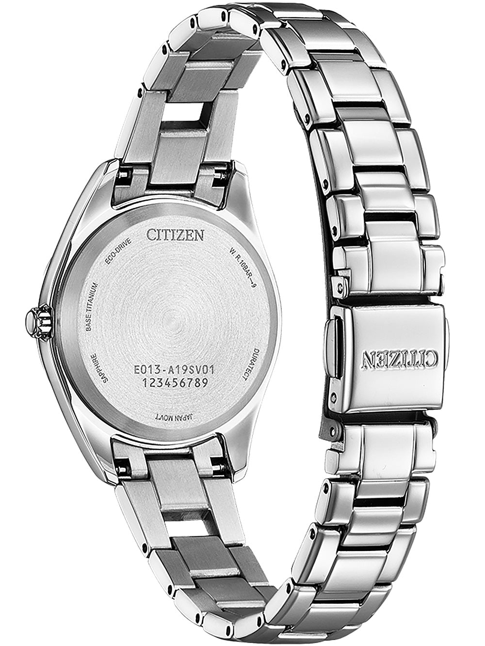 Citizen EW2601-81M Eco-Drive Titanium moteriškas laikrodis 29mm 10ATM