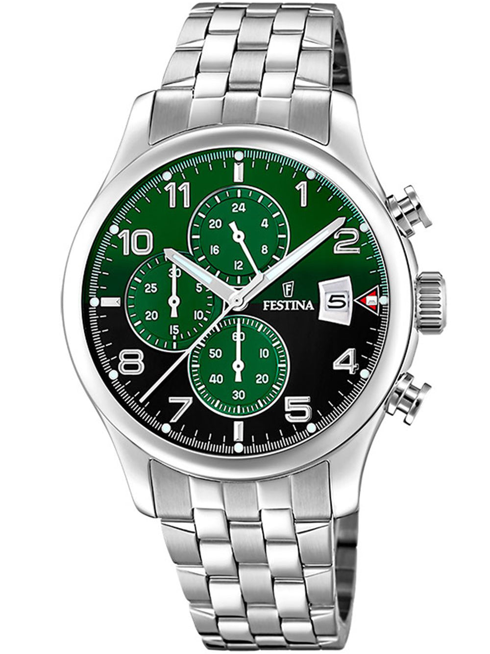 Festina F20374/7 Timeless Chronograph vyriškas laikrodis 43mm 10ATM