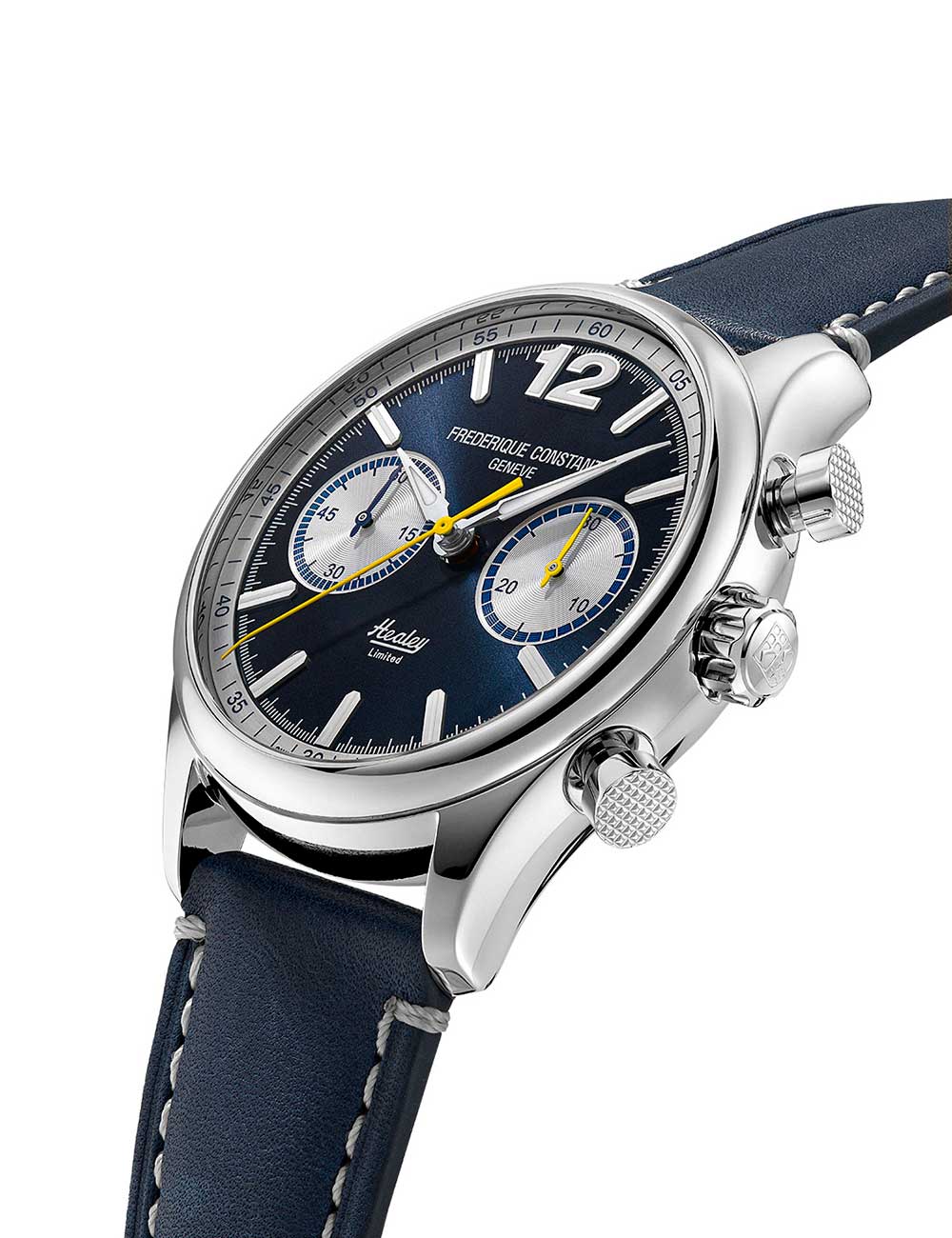 Frederique Constant FC-397HNS5B6 vyriškas laikrodis Vintage Rally Healey Chrono 42mm 5ATM