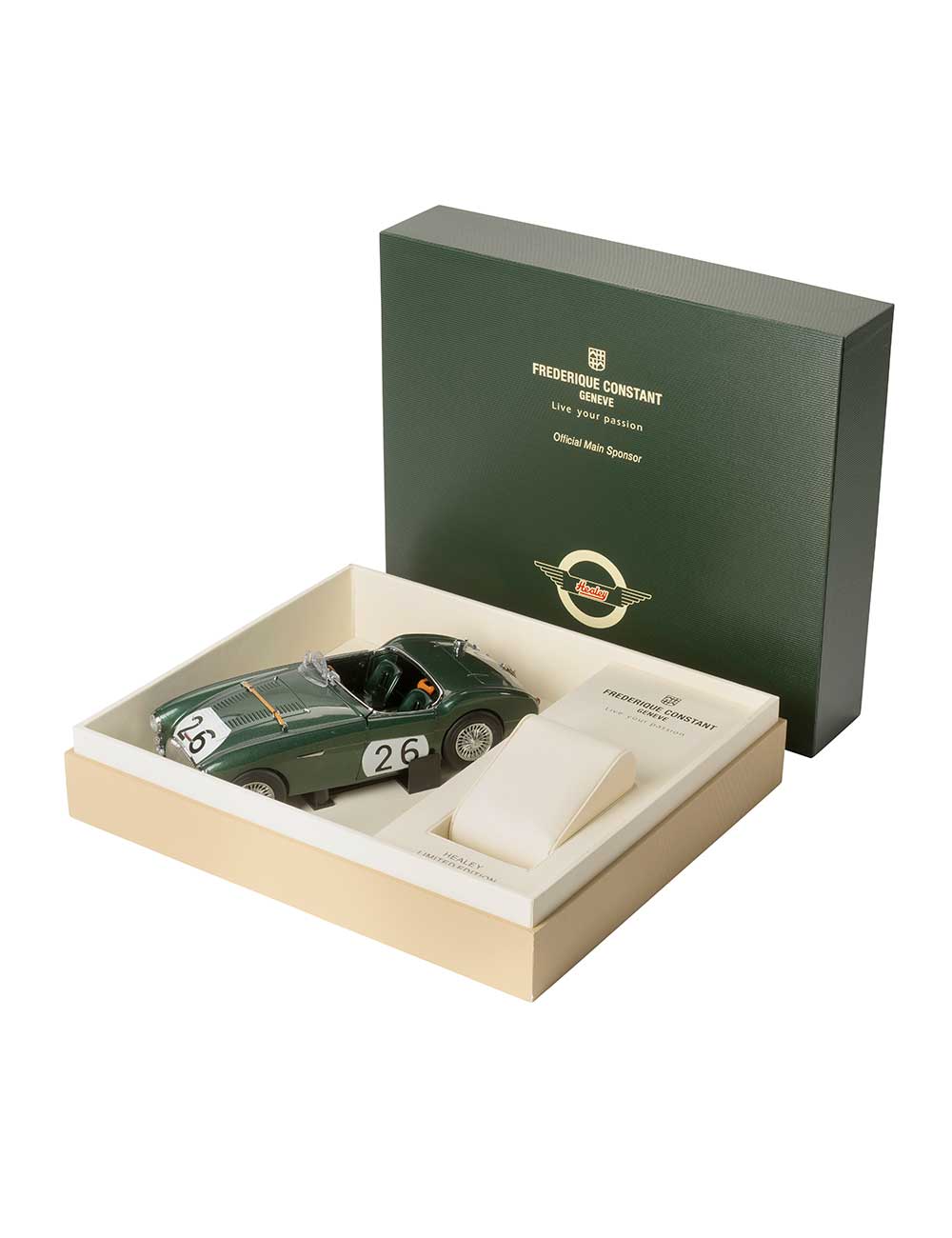 Frederique Constant FC-397HNS5B6 vyriškas laikrodis Vintage Rally Healey Chrono 42mm 5ATM