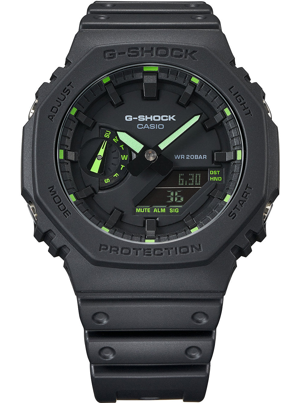 Casio GA-2100-1A3ER G-Shock vyriškas laikrodis 45mm 20ATM