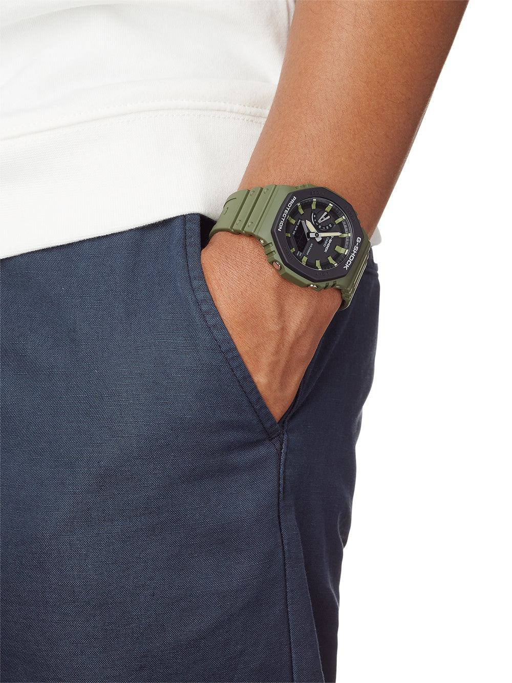 Casio GA-2110SU-3AER G-Shock vyriškas laikrodis 45mm 20ATM