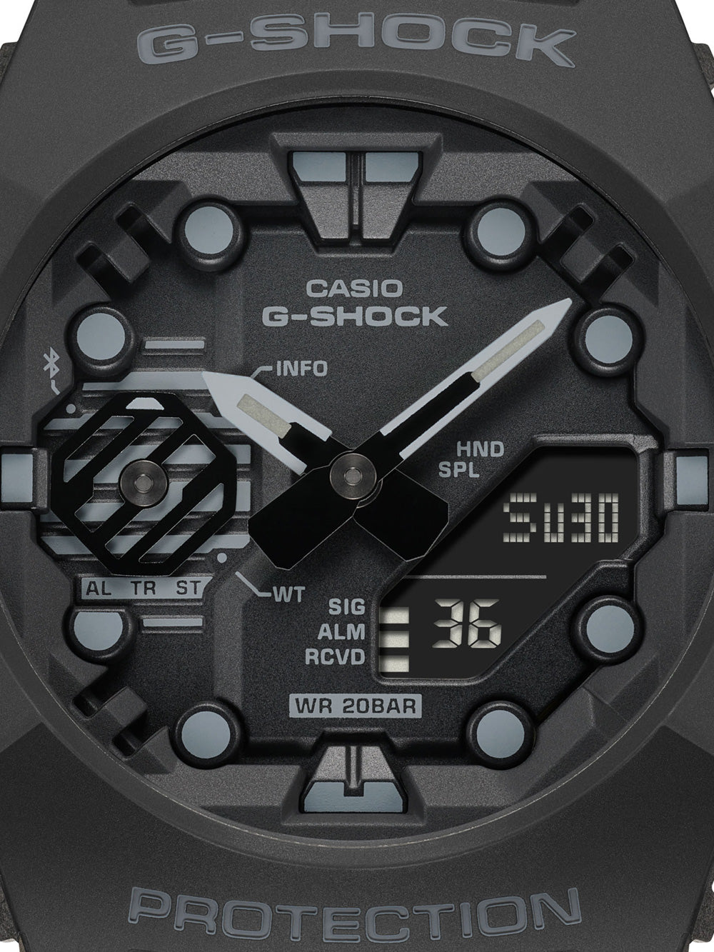 Casio GA-B001-1AER G-Shock vyriškas laikrodis 45mm 20ATM