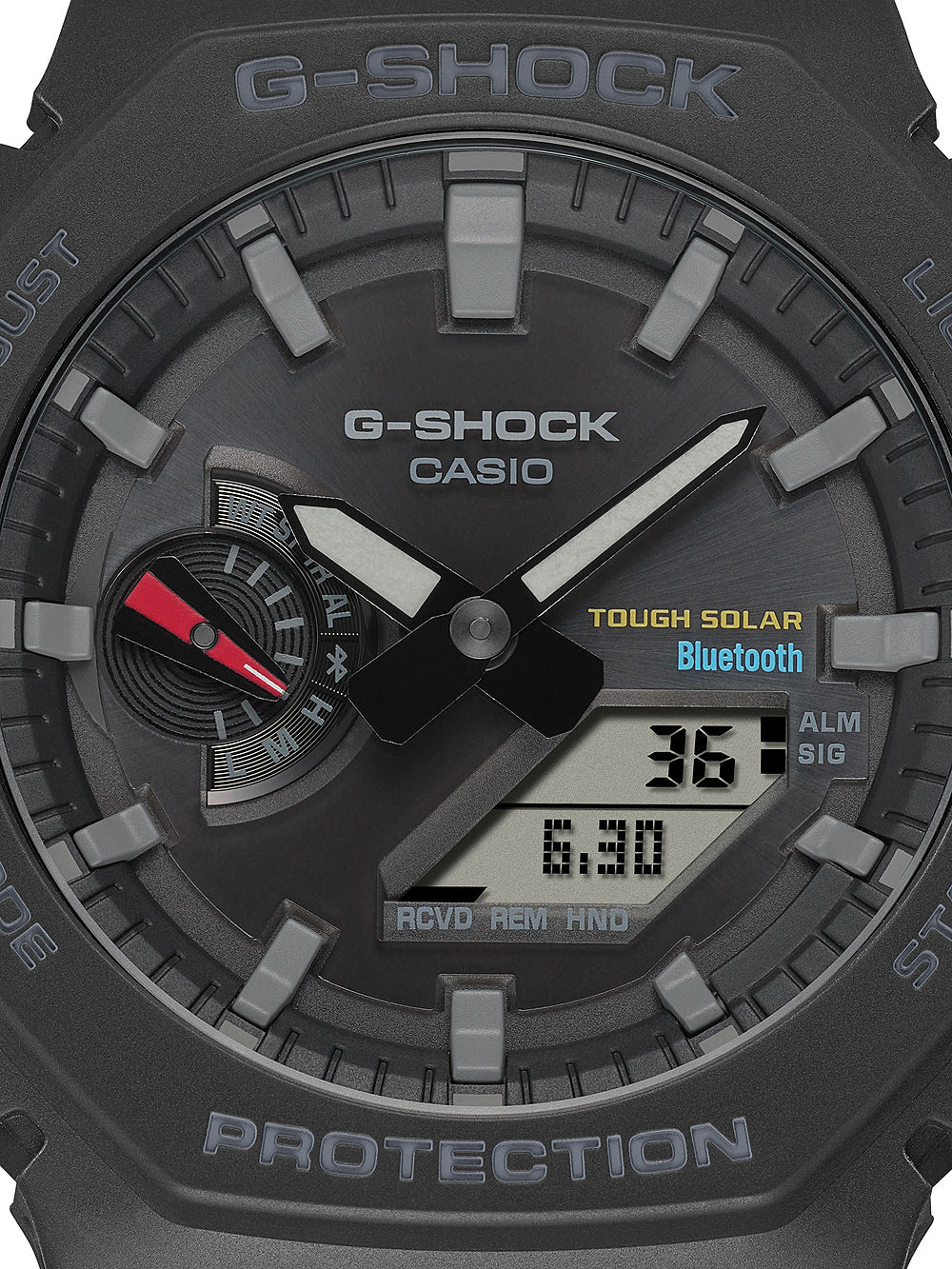 Casio GA-B2100-1AER G-Shock vyriškas laikrodis 45mm 20ATM