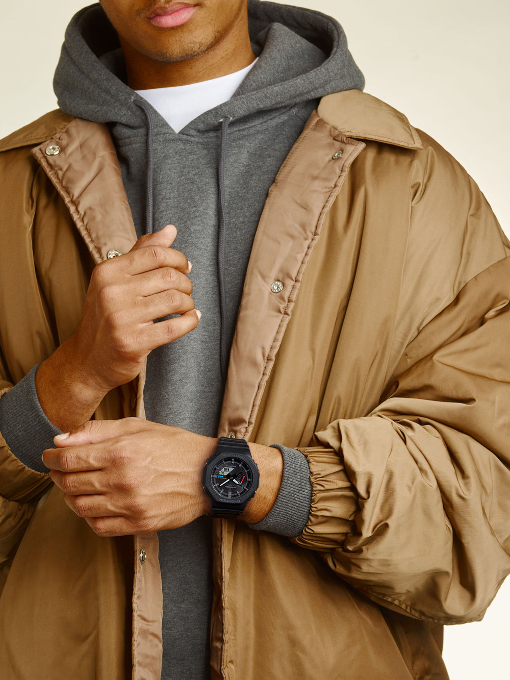 Casio GA-B2100-1AER G-Shock vyriškas laikrodis 45mm 20ATM