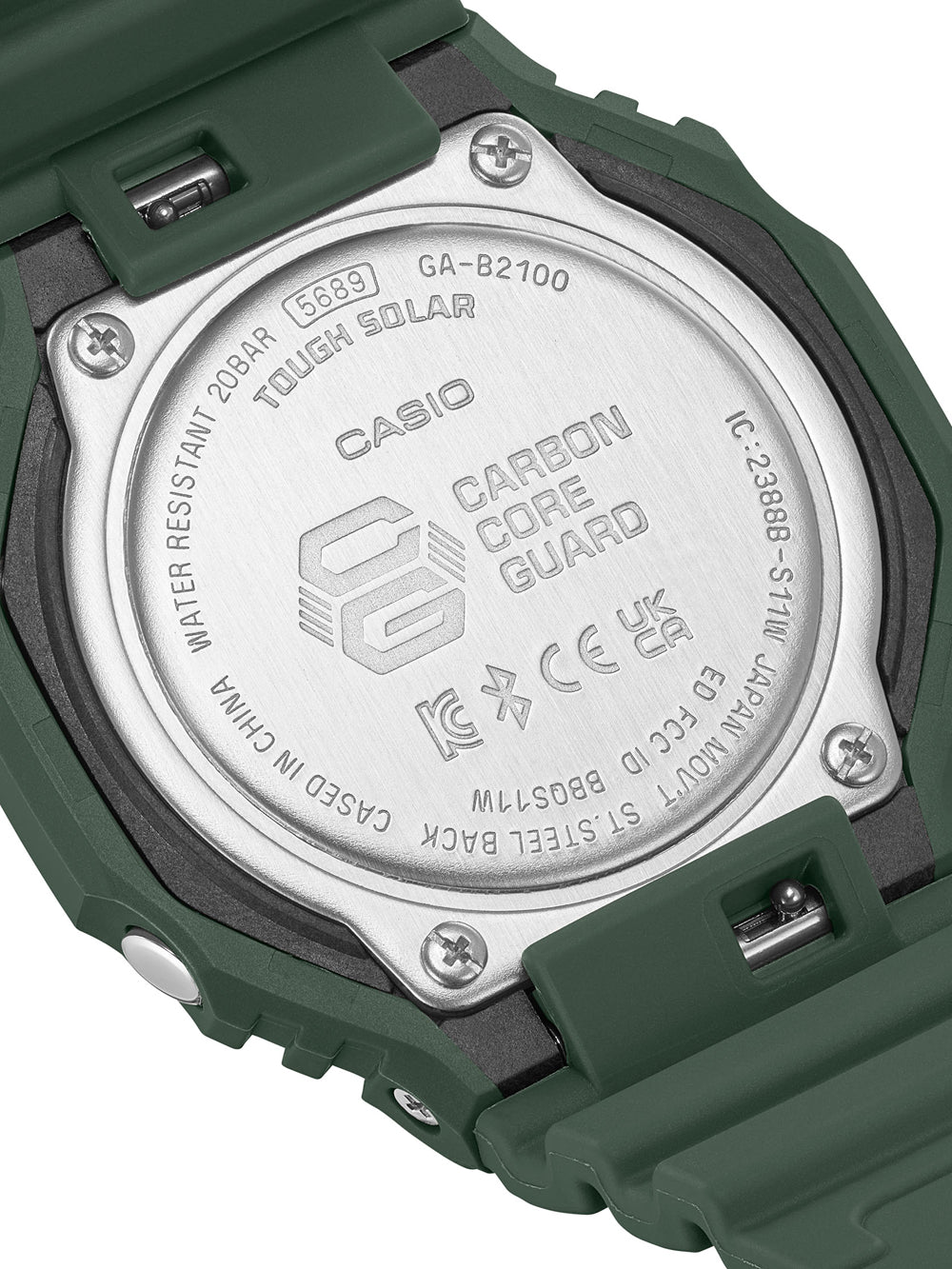Casio GA-B2100-3AER G-Shock vyriškas laikrodis 45mm 20ATM