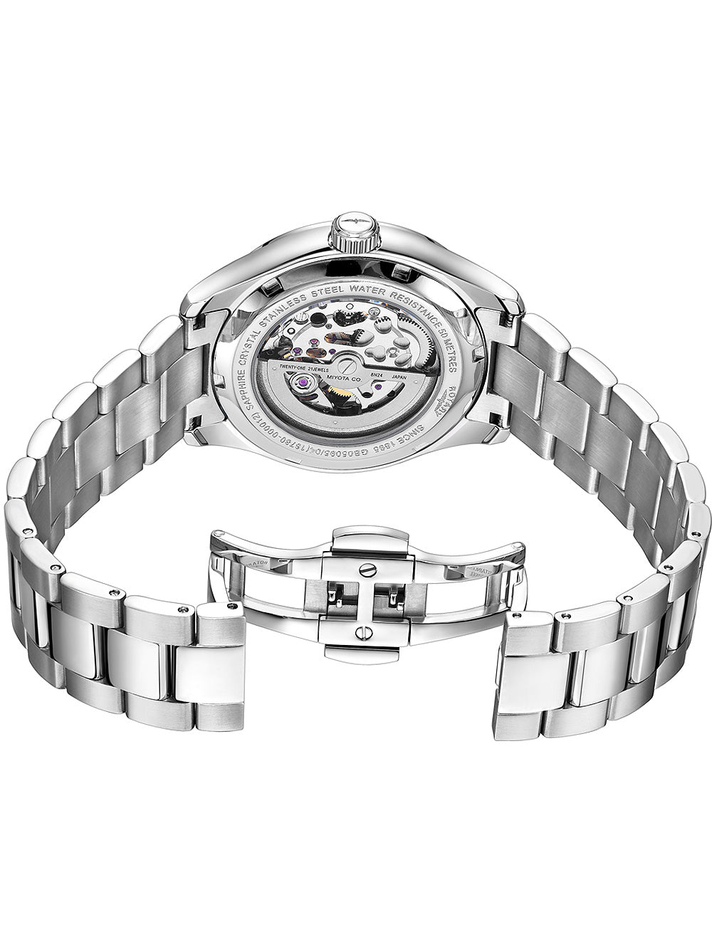 Rotary GB05095/04 Oxford Automatic vyriškas laikrodis 40mm 5ATM