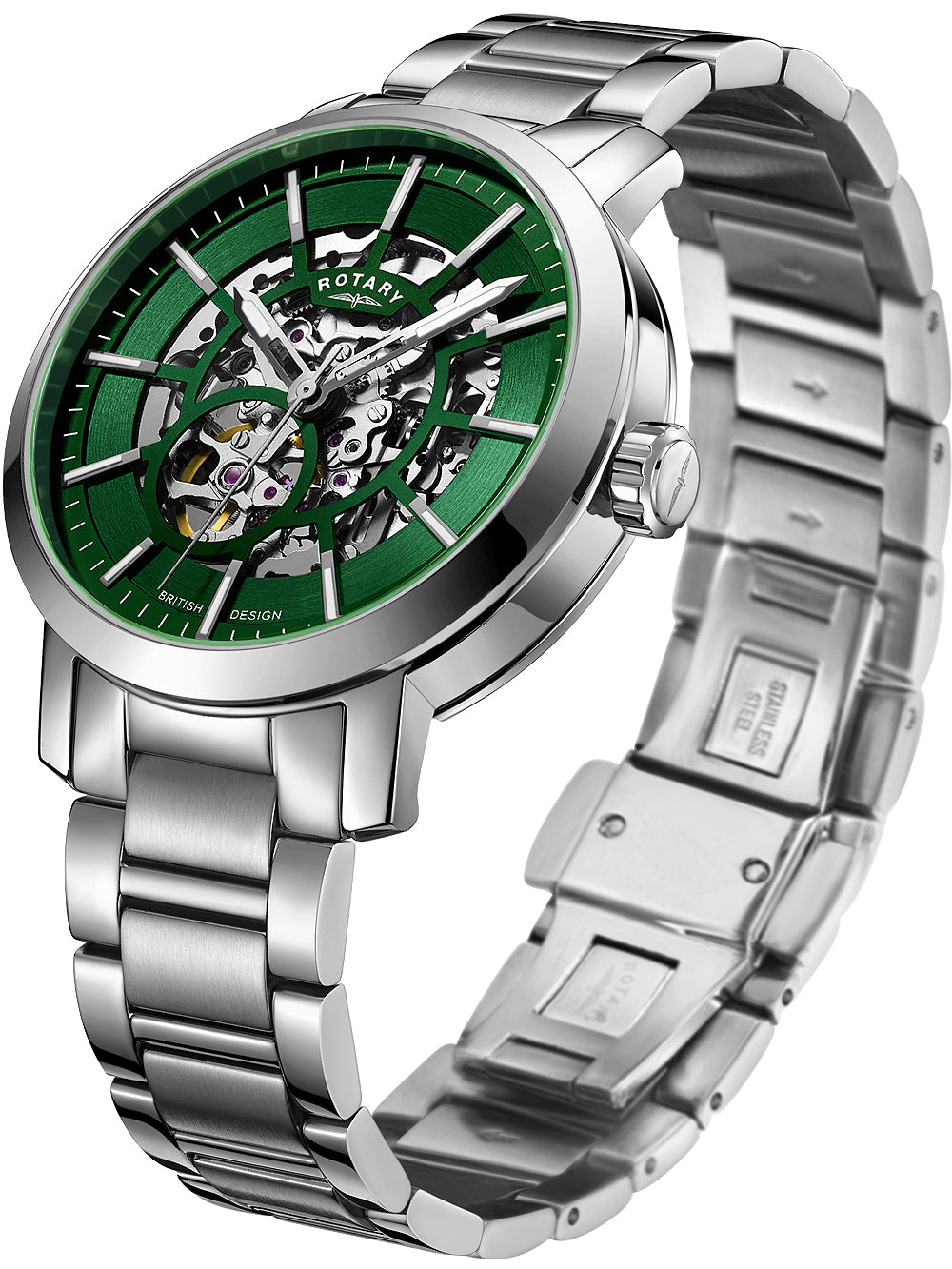 Rotary GB05350/24 Greenwich Automatic vyriškas laikrodis 42mm 5ATM
