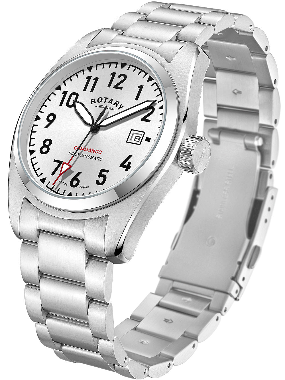 Rotary GB05470/22 Commando vyriškas laikrodis 42mm 10ATM