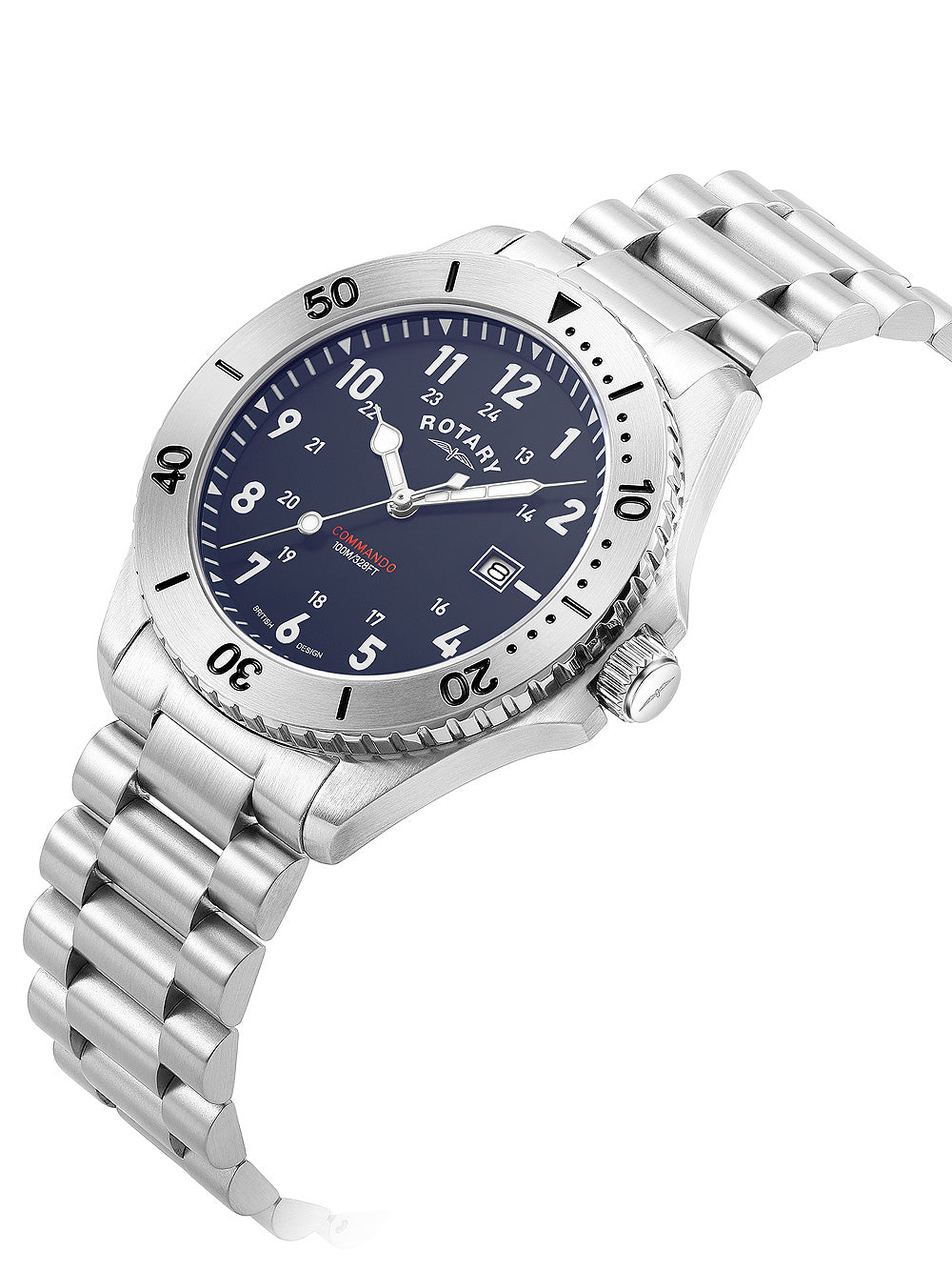 Rotary GB05475/52 Commando vyriškas laikrodis 40mm 10ATM